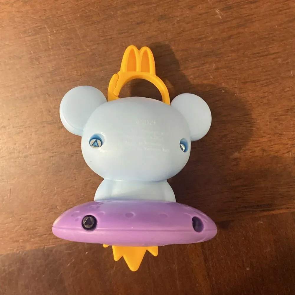McDonald's BT21 Happy Meal Toys Set of 5 UFO Spinner Figures Yellow Hanger
